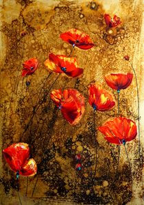 POPPIES  IN  GOLD