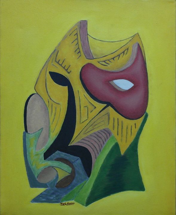 Mask 2000 - B Alan Heisler - Paintings & Prints, Abstract, Other ...