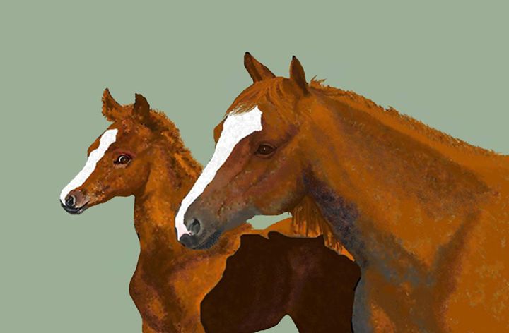 Mommy and Me - C. K. Boyd Art