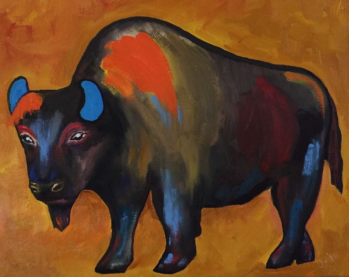 Buffalo Beast - Joan Young Art