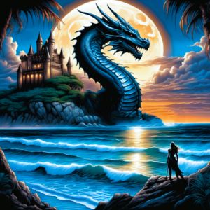 NEON BABY DRAGON ai or digital - DREAMZ-ART - AI Art, Fantasy