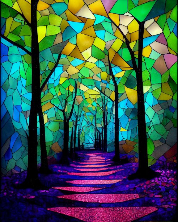 The Stained Glass Forest - Splash Design