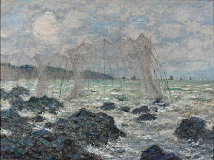 Fishing nets at Pourville - Master style