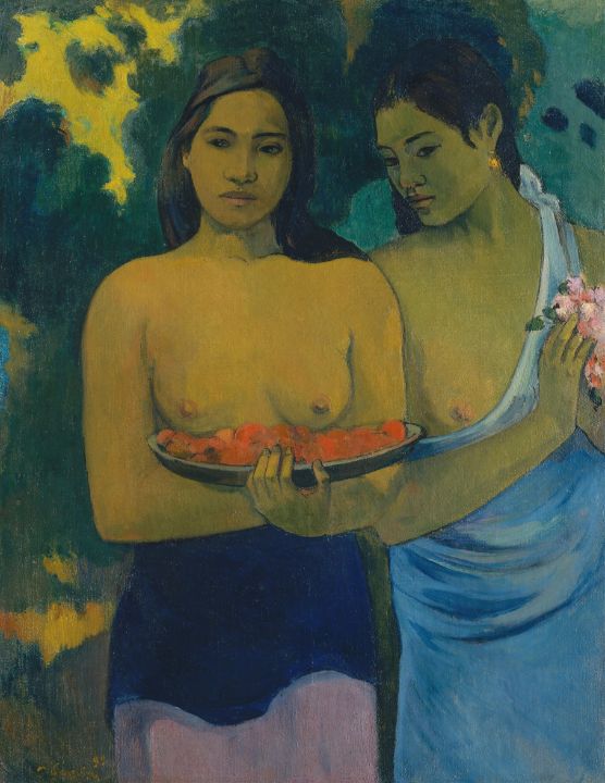 Two Tahitian Women - Master style