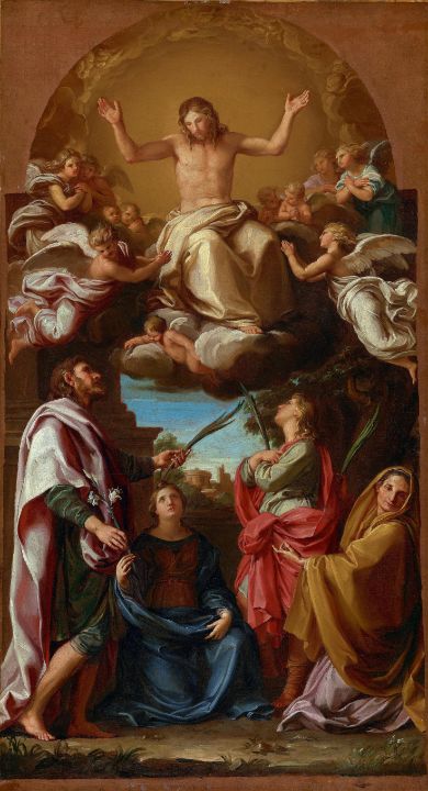 Christ in Glory with Saints CelsusJu - Master style