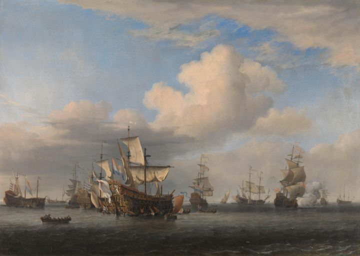 Captured English Ships after the Fou - Master style