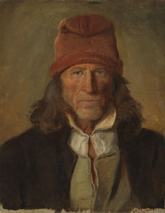 Portrait of a Farmer from Vossevange - Master style