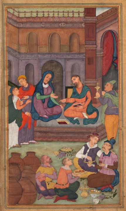 The Marriage at Cana  from a Mirror - Master style