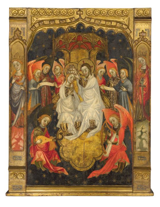 The Coronation of the Virgin - Master style