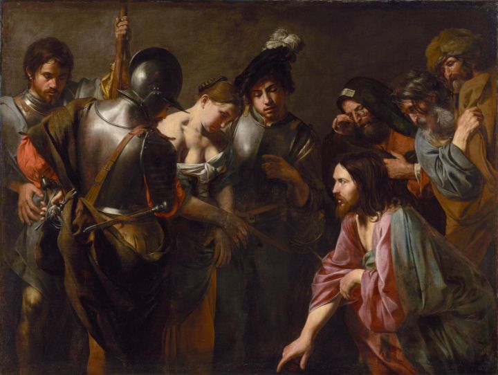 Valentin de Boulogne French Christ a - Master style