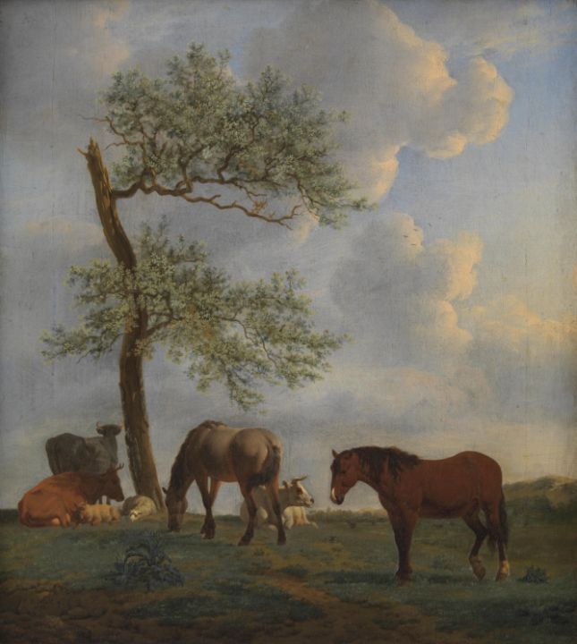 Adriaen van de Velde Dutch Pasture w - Master style