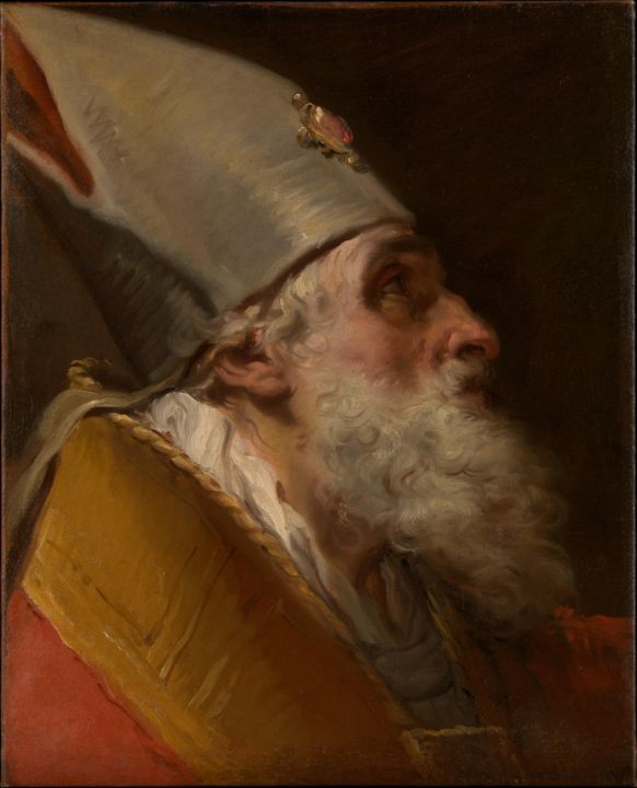 Head of a Bishop - Master style