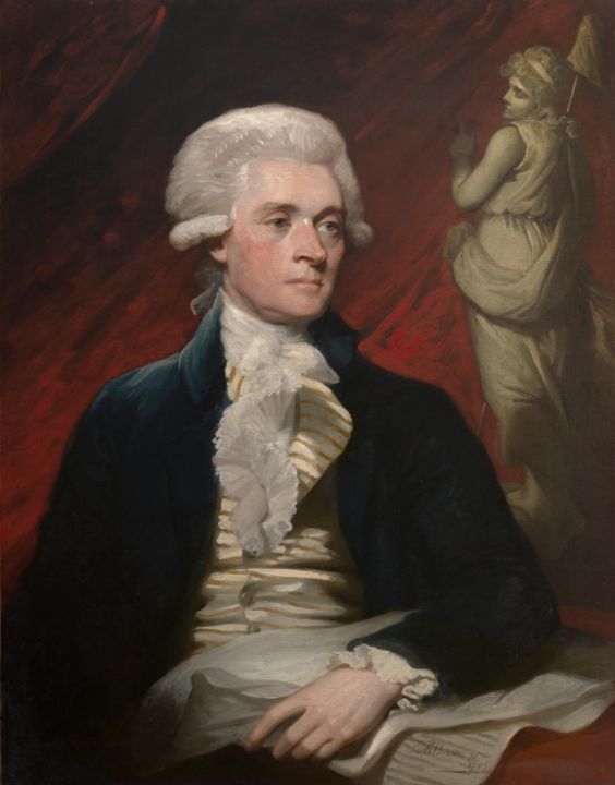 Mather Brown American Thomas Jeffers - Master style