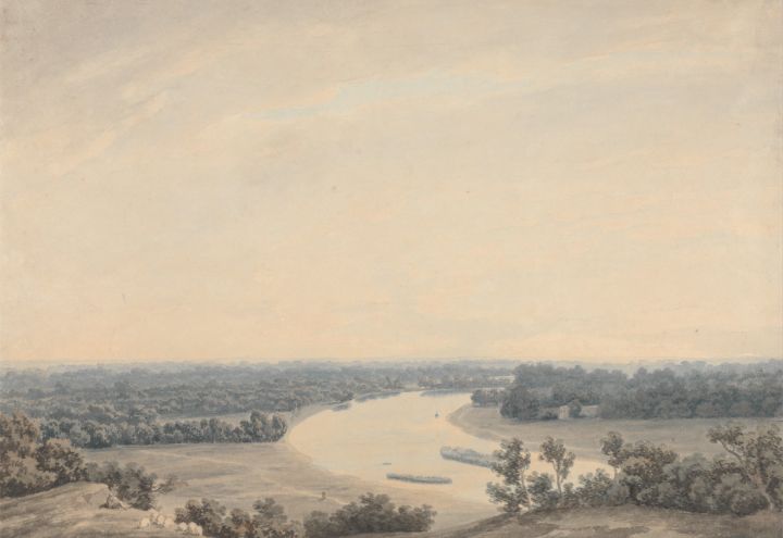 The Thames from Richmond Hill Lookin - Master style
