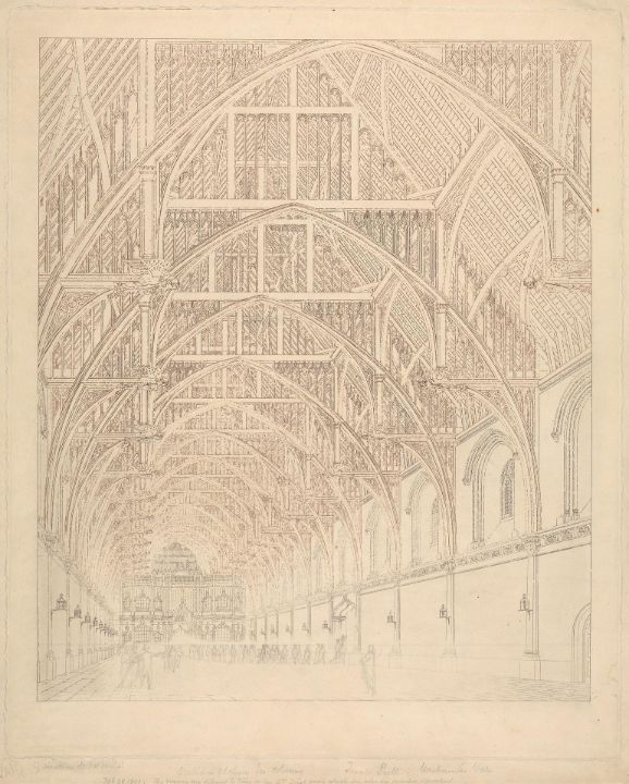 Internal View of Westminster Hall - Master style