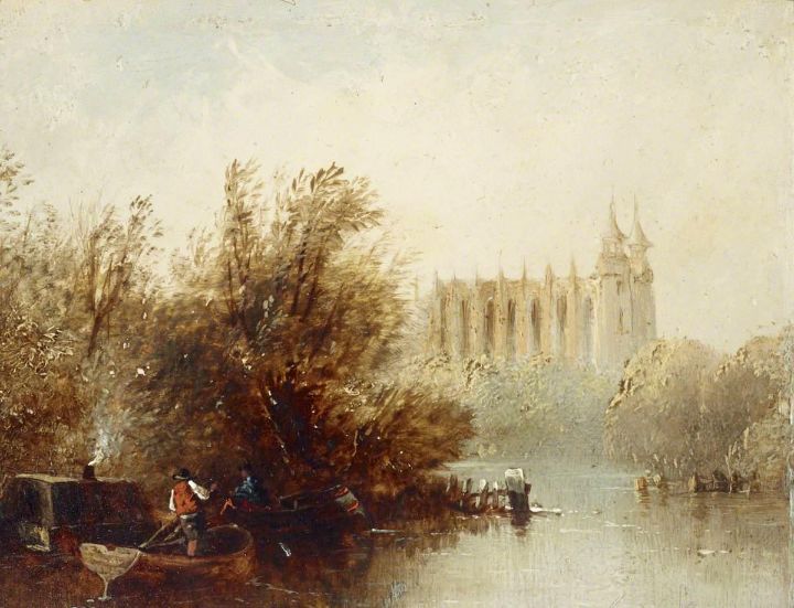 Eton Chapel from the River - Master style