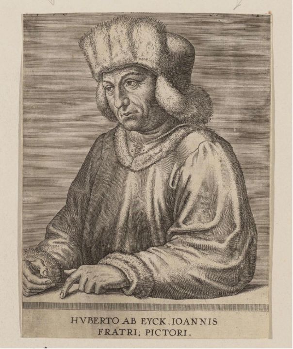 Portrait of Hubert van Eyck - Master style