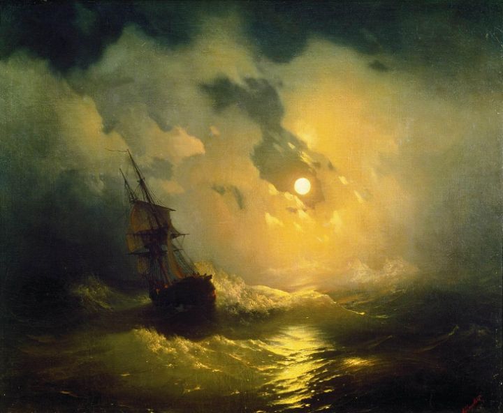 Stormy Sea At Night Master Style Paintings Prints People   2343 22 1 10 21 39 20m 