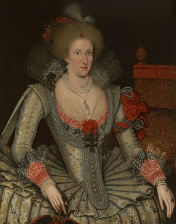 Anne of Denmark  1574-1619 - Master style