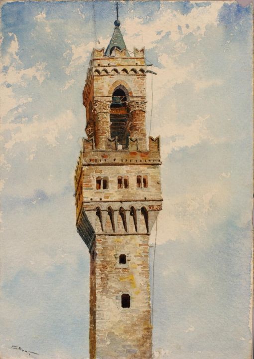 Tower of Palazzo Vecchio  Florence - Master style
