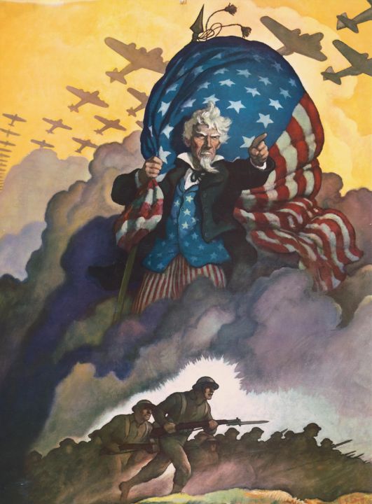 N C Wyeth American Buy war bonds - Master style