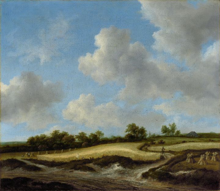 Jacob van Ruisdael Dutch Landscape w - Master style