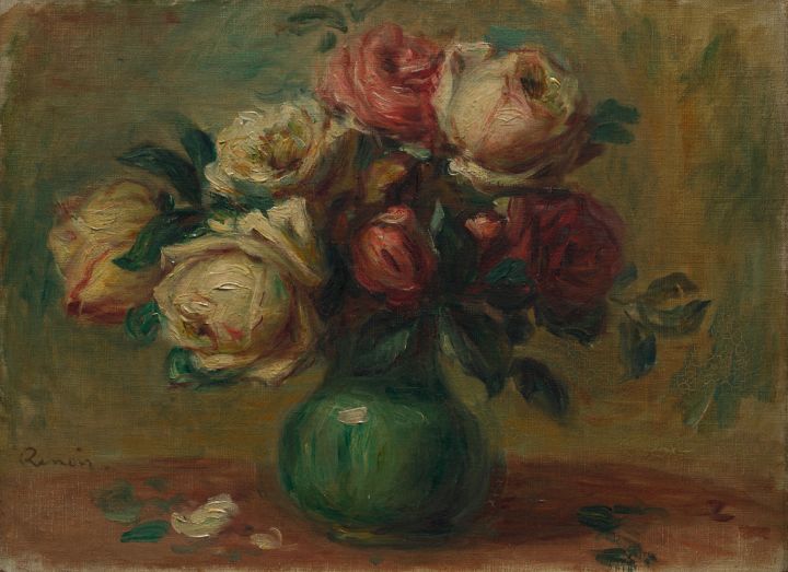 PierreAuguste Renoir French Roses in - Master style
