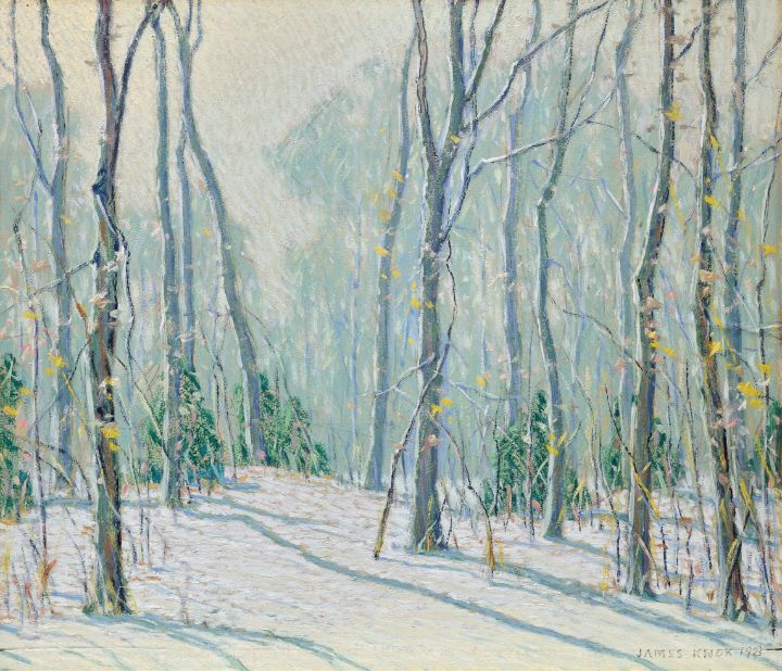 Winter Landscape Fort Lee NJ - Master style - Paintings & Prints