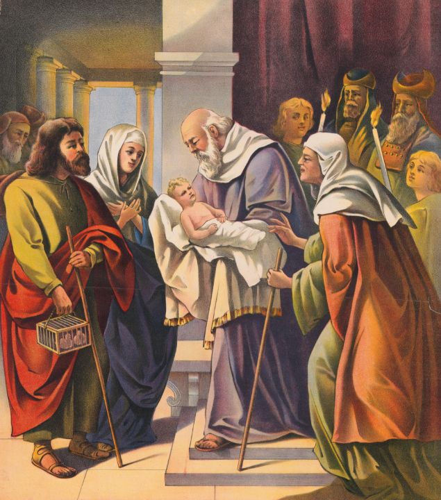 The presentation of the child jesus - Master style