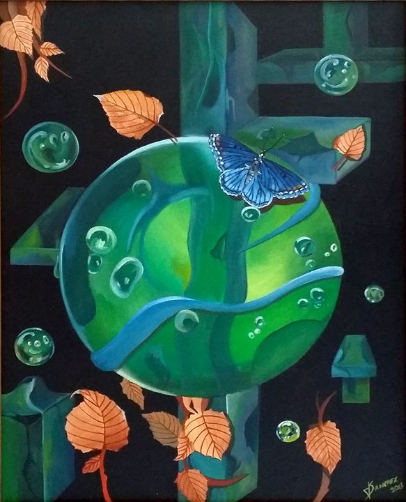 Mariposa Azul - Surrealism XXI