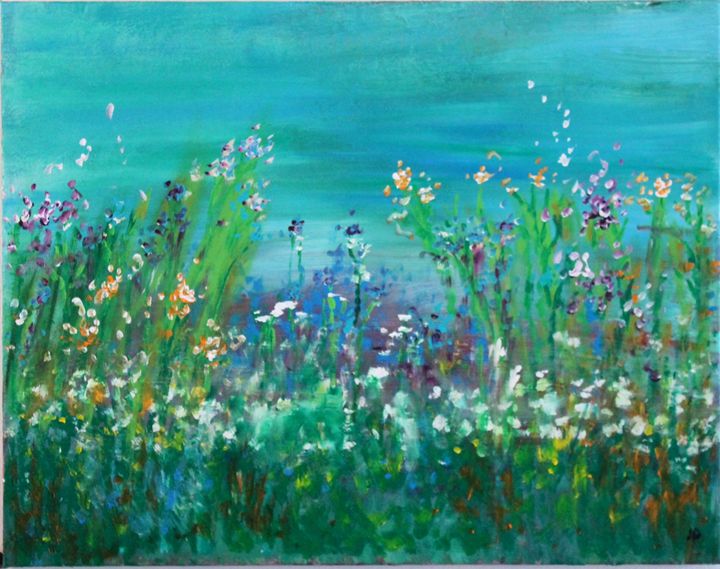 Spring Bloom - Art by Joanna DeRitis - Paintings & Prints, Flowers ...