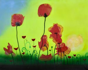 Champs de coquelicots