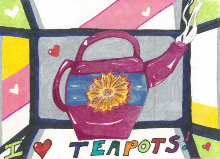 TEA POTS - Mary's Art