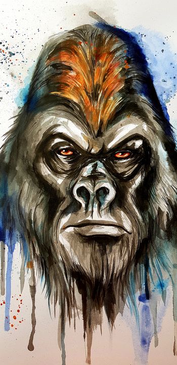 Silverback Gorilla 1 - Sammyjo Artwork