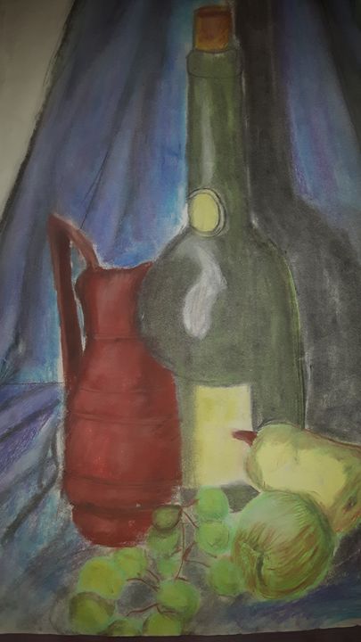 Bottle and wine - Mark Lynch