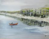 Shrouded Shore Acrylic on Canvas
