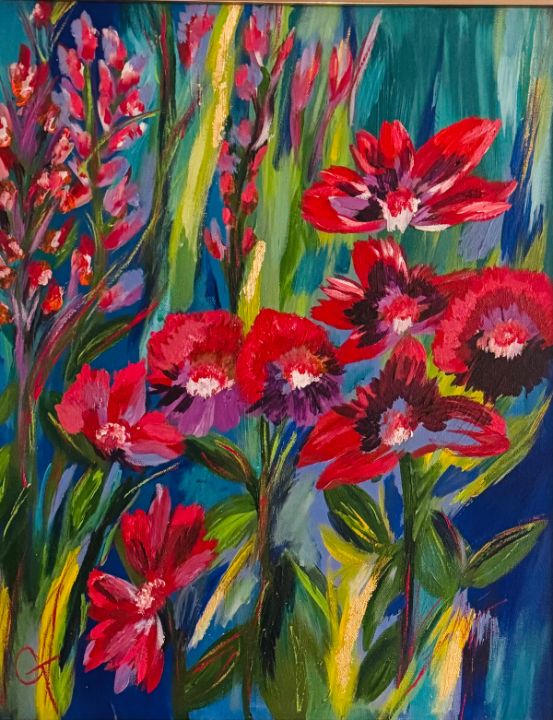 Joy Unleashed - Cheryl Taylor Creations - Paintings & Prints, Flowers ...