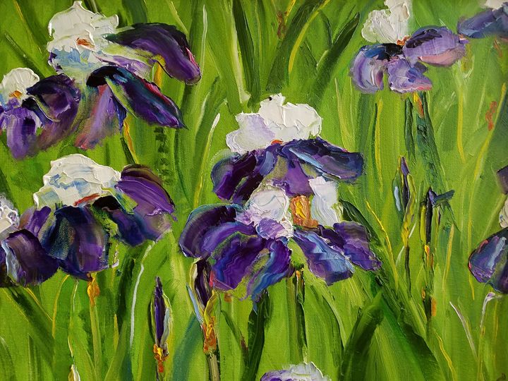 Irises - Vlad Solomaha - Paintings & Prints, Flowers, Plants, & Trees ...