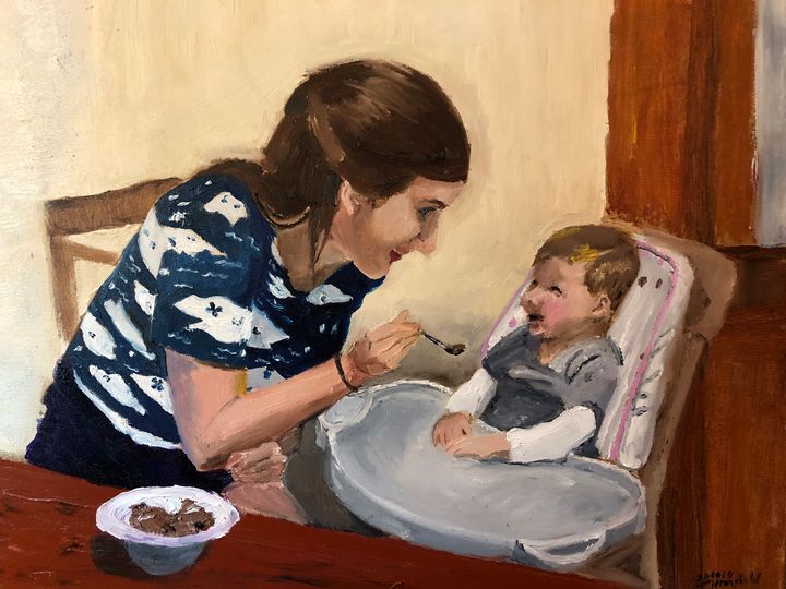 Chocolate Ice Cream Blandine Broomfield Paintings & Prints, People