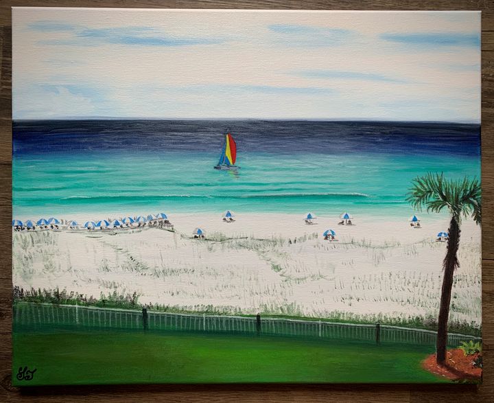 Pensacola beach Art by Lisa Stacy Paintings & Prints, Landscapes