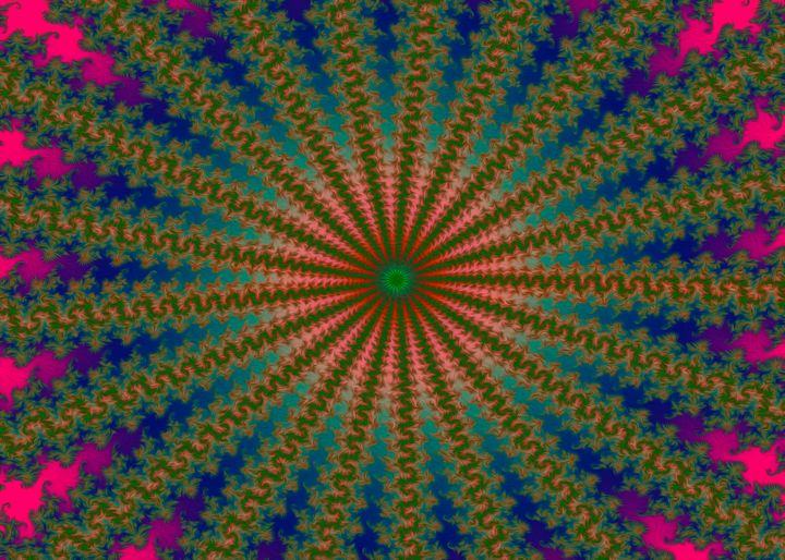 Infinite Fractal -7 - Infinity Chaos - Digital Art & AI, Abstract
