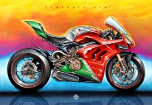 Ducati Panigale V4R (1-2-A-srt) - Angelo Falconio Art