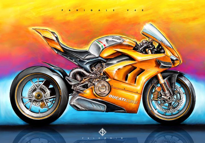 Ducati Panigale V4R (1-3-A-wy) - Angelo Falconio Art