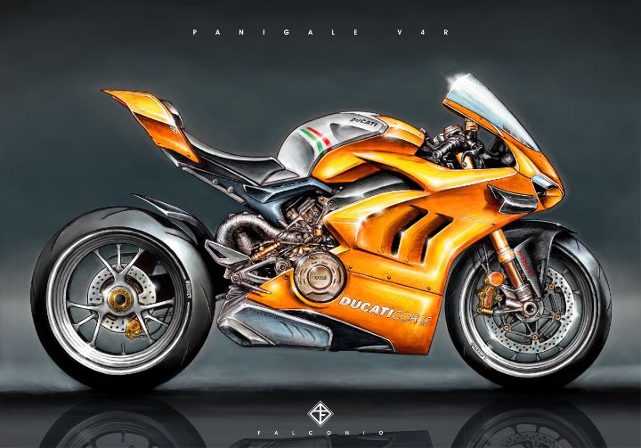 Ducati Panigale V4R (1-3-G-ww) - Angelo Falconio Art