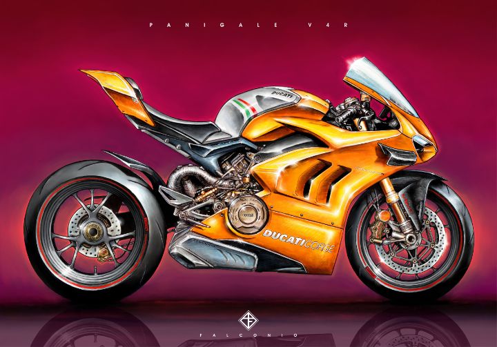 Ducati Panigale V4R (1-3-S-sr) - Angelo Falconio Art