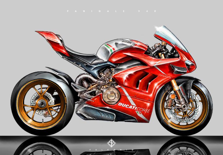 Ducati Panigale V4R (1-2-Z-gys) - Angelo Falconio Art