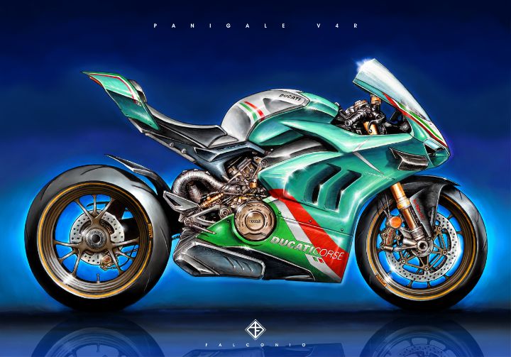 Ducati Panigale V4R (1-4-C-myt) - Angelo Falconio Art