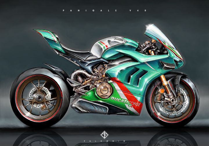 Ducati Panigale V4R (1-4-G-mrt) - Angelo Falconio Art