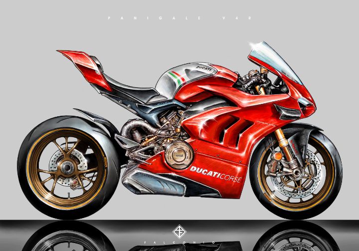 Ducati Panigale V4R (1-2-Z-my) - Angelo Falconio Art