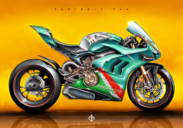 Ducati Panigale V4R (1-4-H-brt) - Angelo Falconio Art